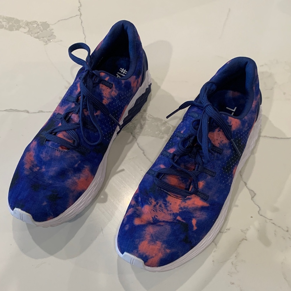 NOBULL Blue and Pink Tie-Dye Training Shoes